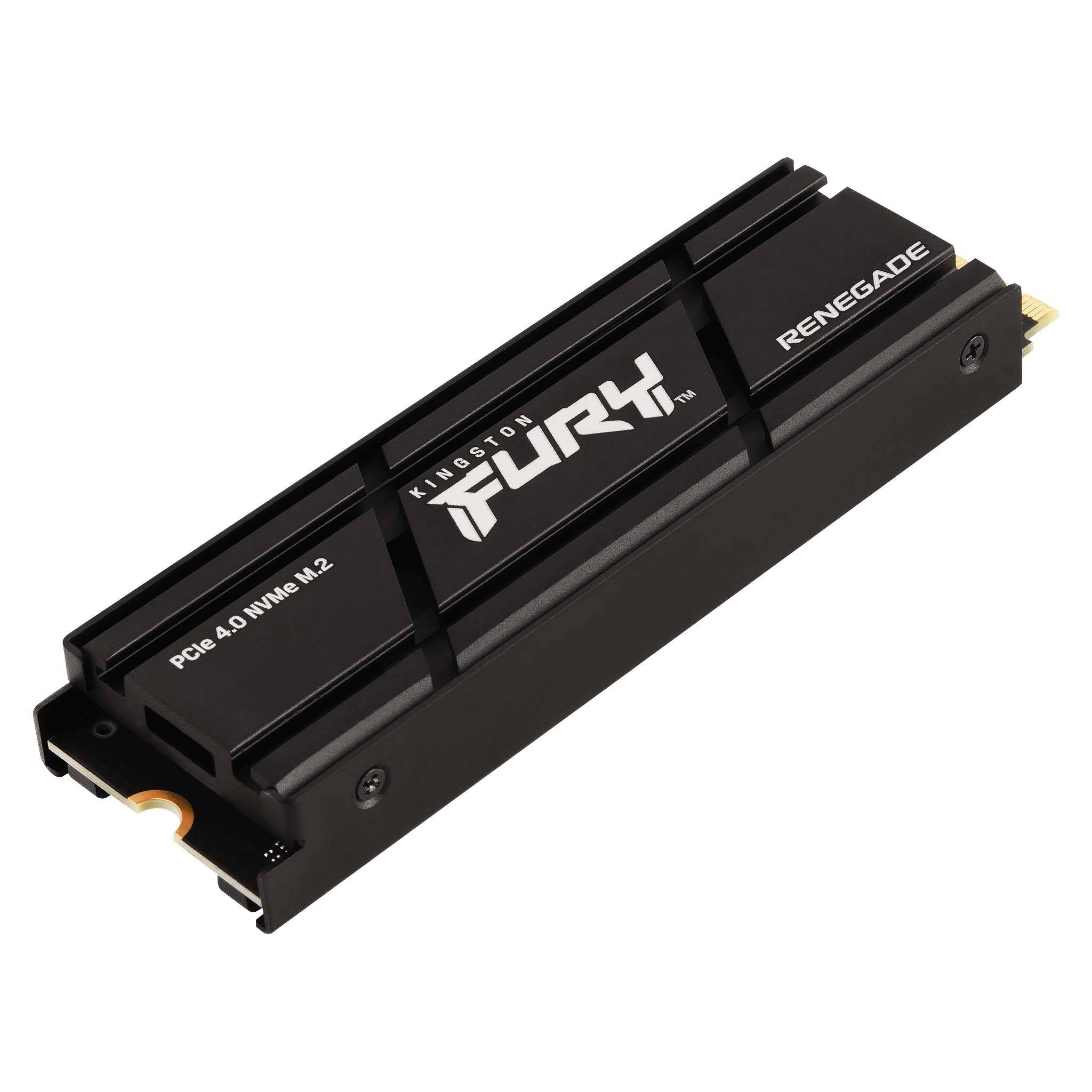Kingston FURY Renegade 2TB PCIe 4.0 NVMe M.2 SSD FOR PC / PS5 WITH Heatsink Kingston FURY Renegade 2TB PCIe 4.0 NVMe M.2 SSD FOR PC / PS5 WITH Heatsink